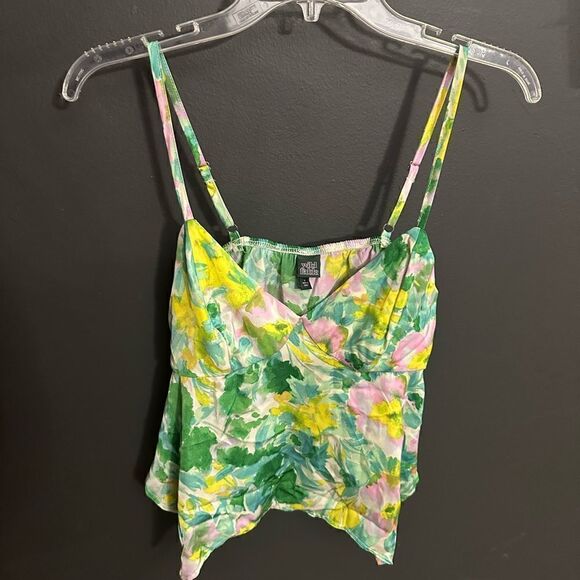 Wild Fable Lime Floral Tart Tank Top NWT Size Small - Picture 7 of 15
